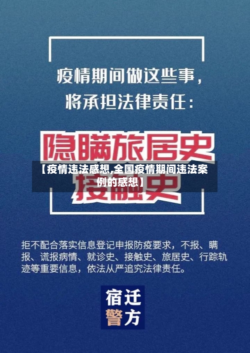 【疫情违法感想,全国疫情期间违法案例的感想】-第2张图片