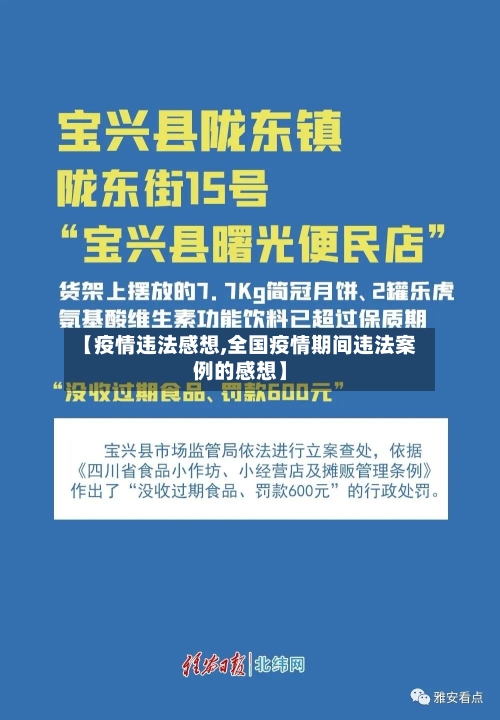 【疫情违法感想,全国疫情期间违法案例的感想】-第3张图片