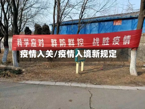 疫情入关/疫情入境新规定-第3张图片
